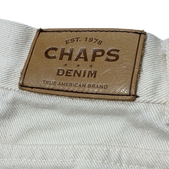 Chaps Straight Leg Jeans with Beaded Detail - Picture 11 of 12